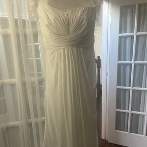 White Beach Wedding Dress
